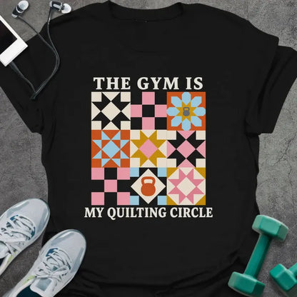 T-Shirt Black / M Quilting Circle T-Shirt