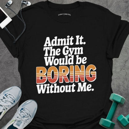 T-Shirt Black / S Admit It Retro T-Shirt