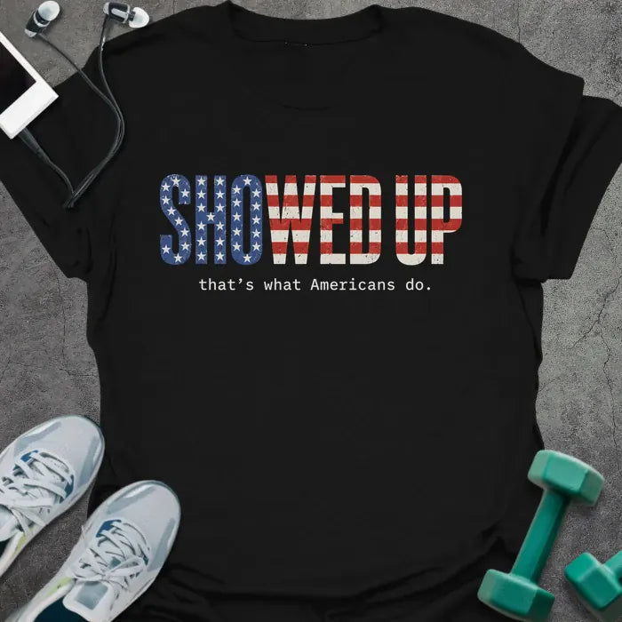 T-Shirt Black / S Americans Show T-Shirt