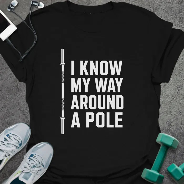 T-Shirt Black / S Around Pole T-Shirt