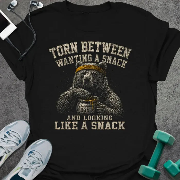 T-Shirt Black / S Bear Snack T-Shirt