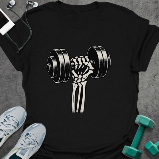 T-Shirt Black / S Bone Dumbbell T-Shirt