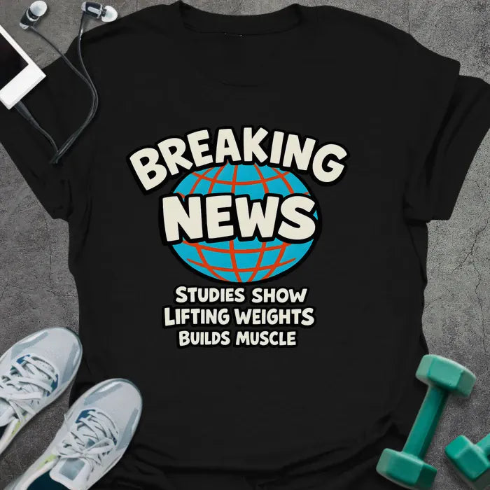 T-Shirt Black / S Breaking News T-Shirt