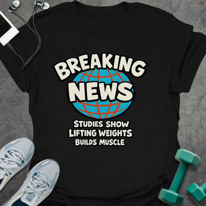 T-Shirt Black / S Breaking News T-Shirt