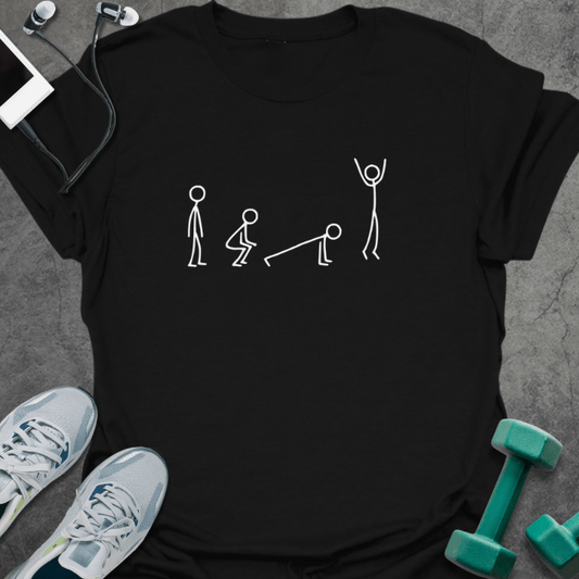 T-Shirt Black / S Burpee Movement T-Shirt