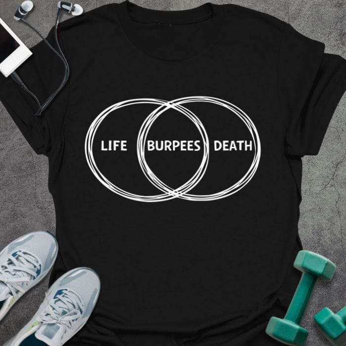 T-Shirt Black / S Burpees Diagram T-Shirt