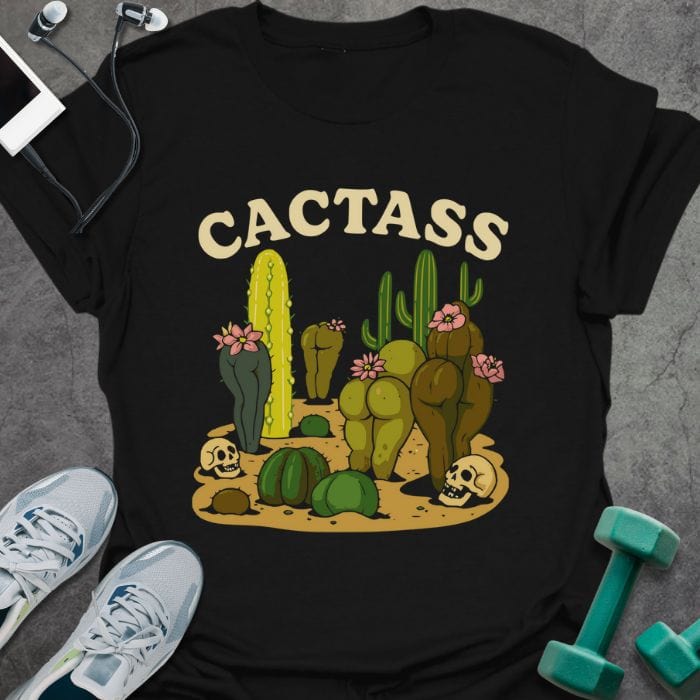 T-Shirt Black / S Cactass T-Shirt
