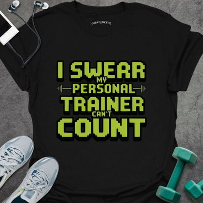 T-Shirt Black / S Can't Count Pixel T-Shirt