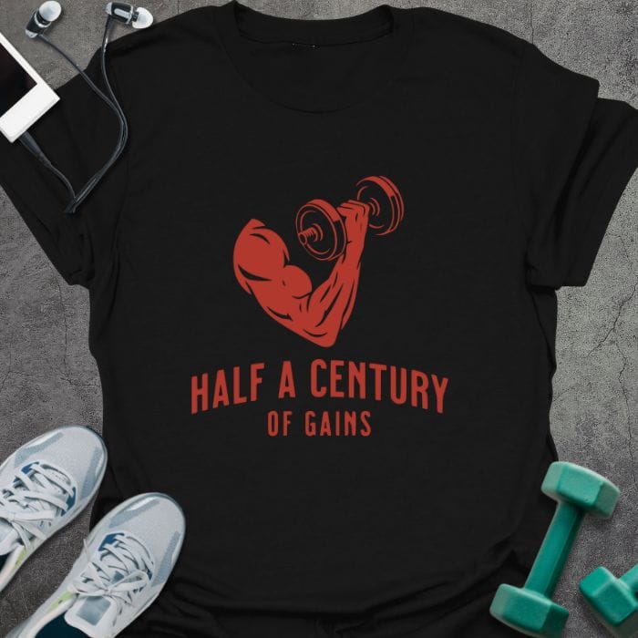 T-Shirt Black / S Century Gains T-Shirt