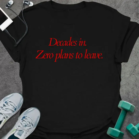 T-Shirt Black / S Decades In T-Shirt