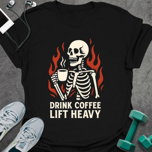 T-Shirt Black / S Drink Coffee T-Shirt