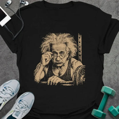 T-Shirt Black / S Einstein Stare T-Shirt