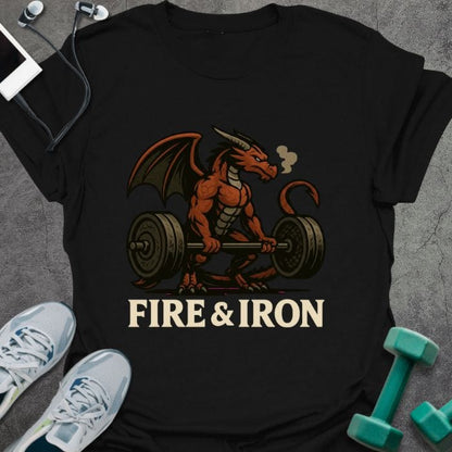 T-Shirt Black / S Fire And Iron T-Shirt