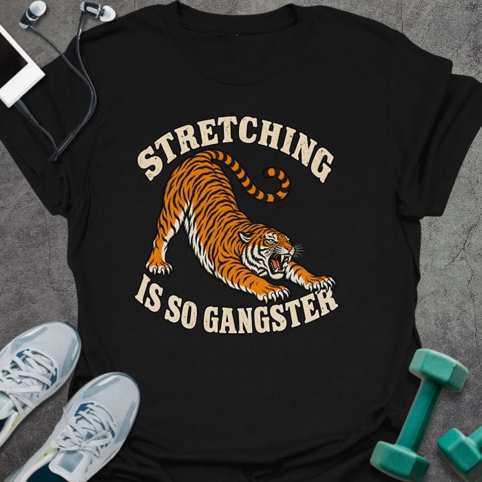 T-Shirt Black / S Gangster Stretch T-Shirt