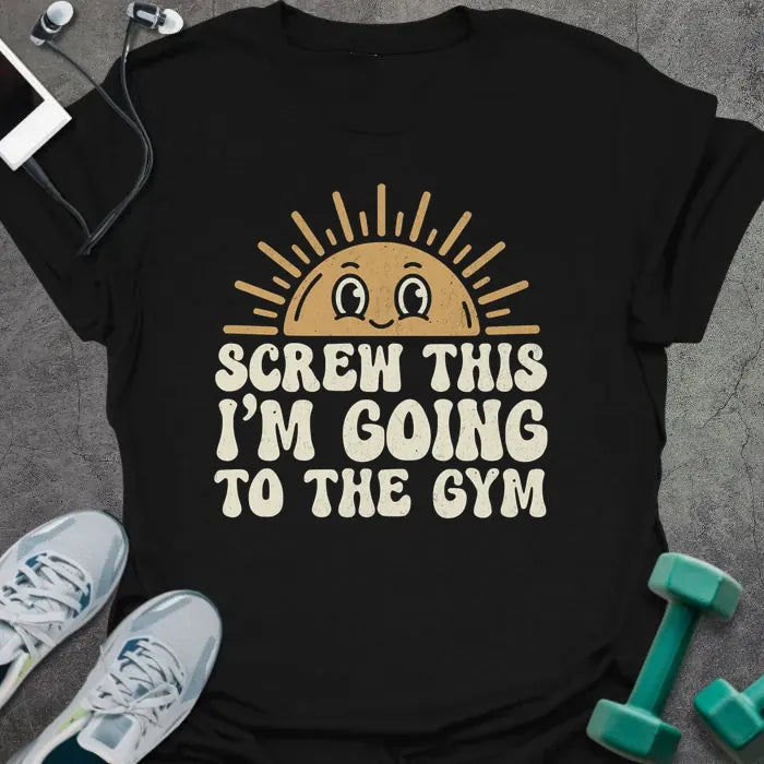 T-Shirt Black / S Go Gym T-Shirt