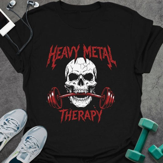 T-Shirt Black / S Heavy Metal Therapy T-Shirt