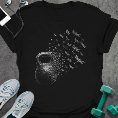 T-Shirt Black / S Kettlebell Dragonflies T-Shirt