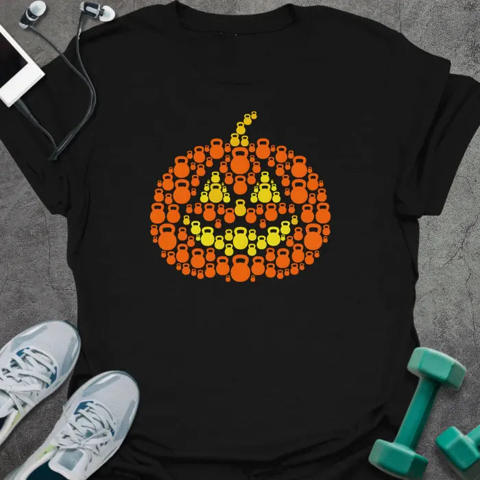 T-Shirt Black / S Kettlebell Pumpkin T-Shirt