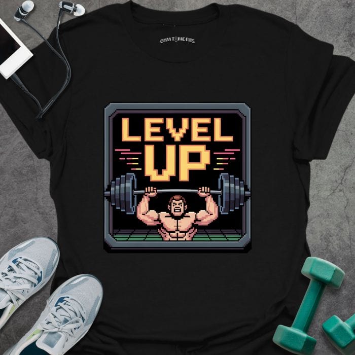 T-Shirt Black / S Level Up T-Shirt