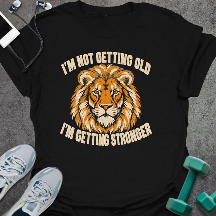 T-Shirt Black / S Lion Stronger T-Shirt