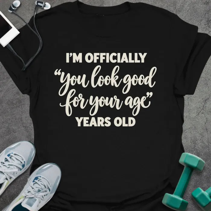 T-Shirt Black / S Look Good Age T-Shirt