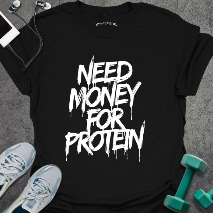 T-Shirt Black / S Money For Protein T-Shirt