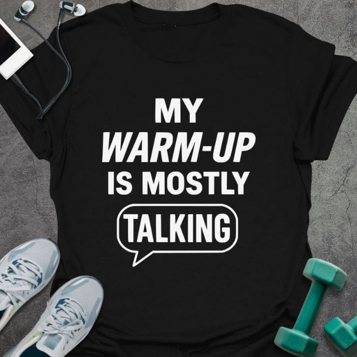 T-Shirt Black / S Mostly Talking T-Shirt