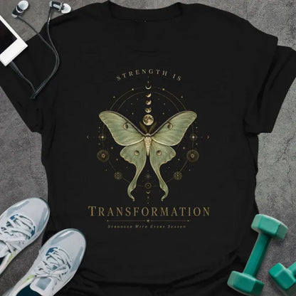 T-Shirt Black / S Moth Transformation T-Shirt
