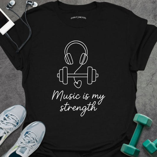 T-Shirt Black / S Music Is T-Shirt