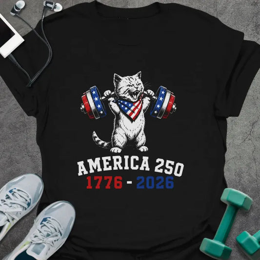 T-Shirt Black / S Patriot Cat T-Shirt