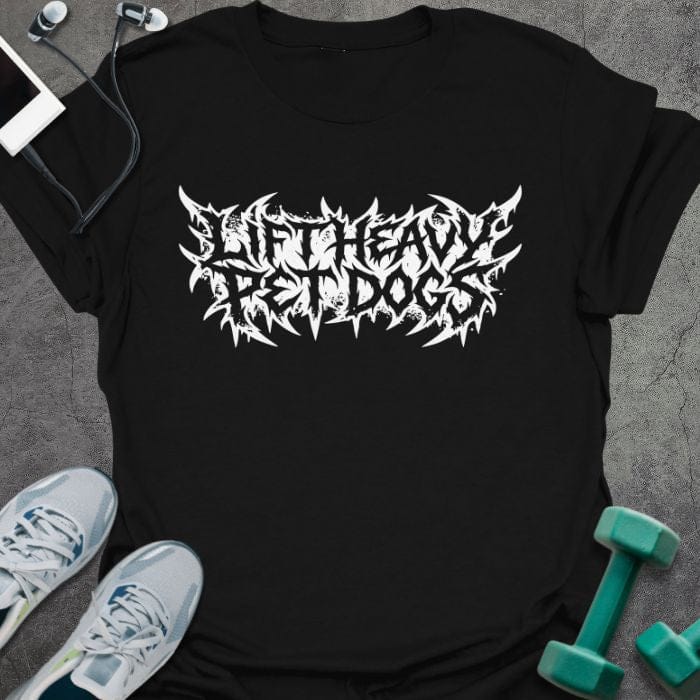 T-Shirt Black / S Pet Dogs Metal T-Shirt