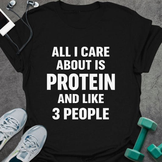 T-Shirt Black / S Protein And 3 T-Shirt
