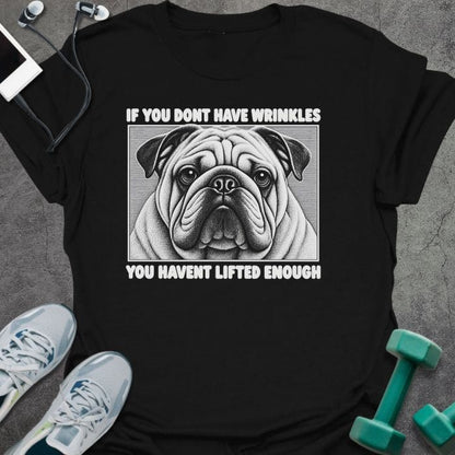 T-Shirt Black / S Pug Wrinkles T-Shirt