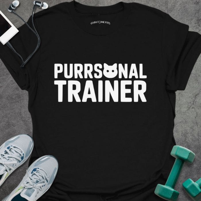 T-Shirt Black / S Purrsonal Trainer T-Shirt