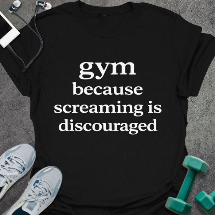 T-Shirt Black / S Screaming Is T-Shirt
