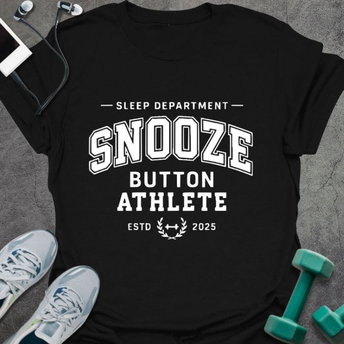 T-Shirt Black / S Snooze Athlete T-Shirt