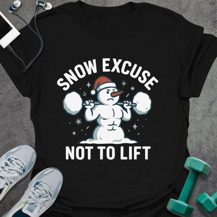 T-Shirt Black / S Snow Excuses T-Shirt