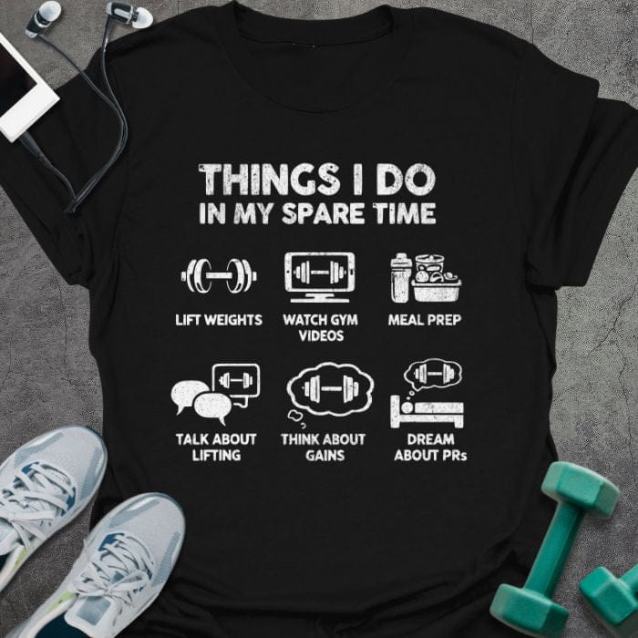 T-Shirt Black / S Spare Time T-Shirt