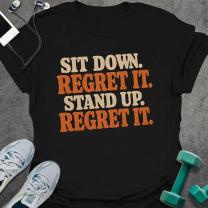 T-Shirt Black / S Squat Regret T-Shirt