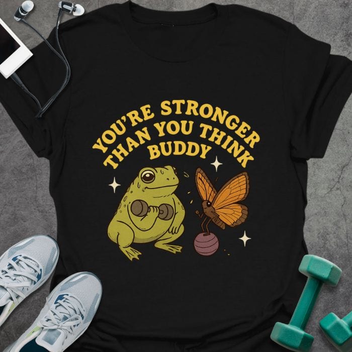 T-Shirt Black / S Stronger Than T-Shirt
