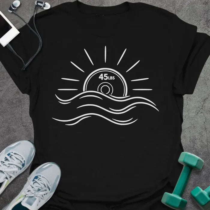 T-Shirt Black / S Sun Plate T-Shirt