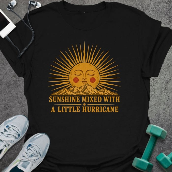 T-Shirt Black / S Sunshine Hurricane T-Shirt