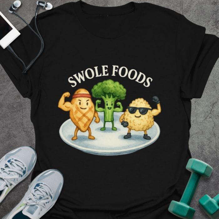 T-Shirt Black / S Swole Foods T-Shirt