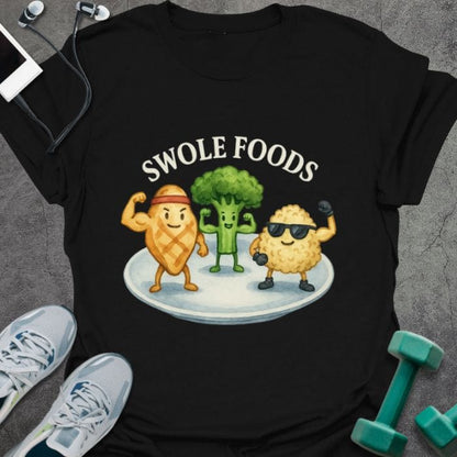 T-Shirt Black / S Swole Foods T-Shirt