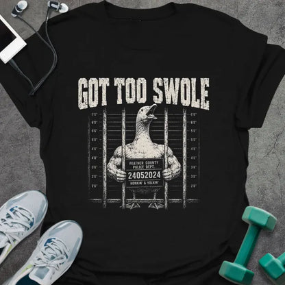 T-Shirt Black / S Swole Goose T-Shirt