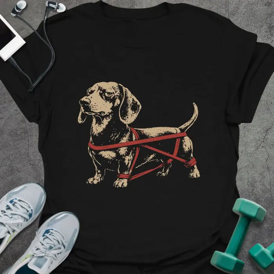T-Shirt Black / S Tangled Doxie T-Shirt