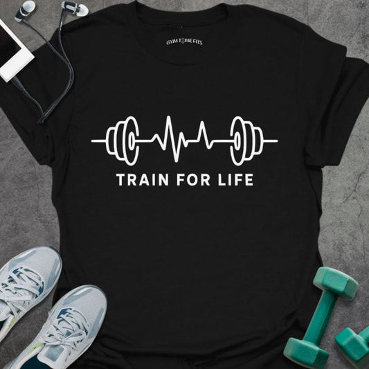 T-Shirt Black / S Train For Life T-Shirt