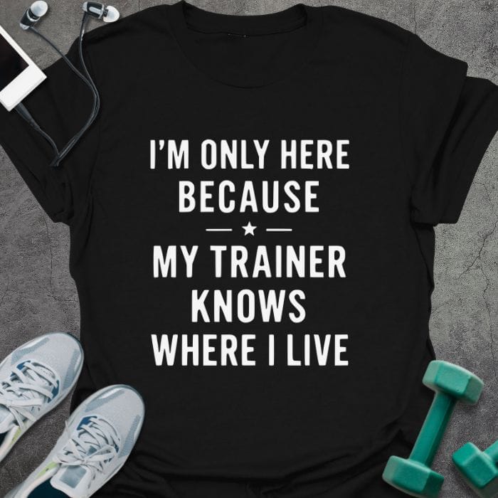 T-Shirt Black / S Trainer Knows T-Shirt