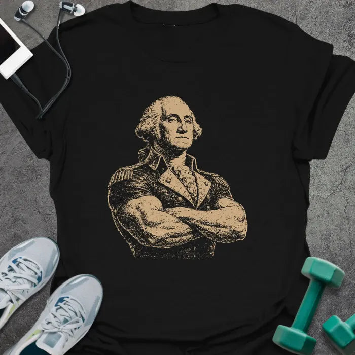T-Shirt Black / S Washington Pose T-Shirt