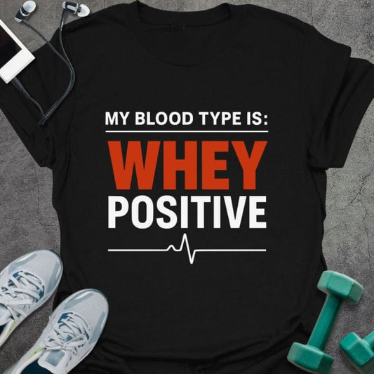 T-Shirt Black / S Whey Positive T-Shirt